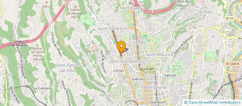 localisation de l'entreprise COMMUNAUTE IMMOBILIERE LE SHANGRI LA à NICE