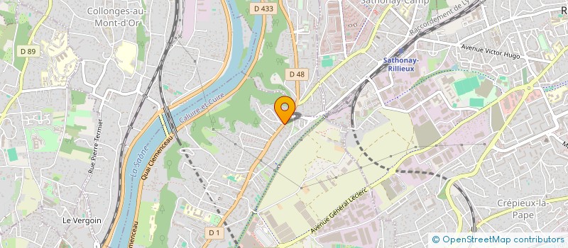 localisation de l'entreprise COMMUNAUTE IMMOBILIERE LES MARRONNIERS à CALUIRE-ET-CUIRE