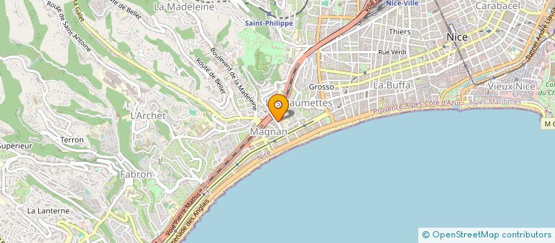 localisation de l'entreprise COMMUNAUTE IMMOBILIERE ST LAURENT à NICE