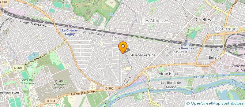 localisation de l'entreprise COMMUNAUTE INTERNATIONALE POUR LA LIBERATION DES AMES ( C.I.L.A ) FRANCE  GAGNY