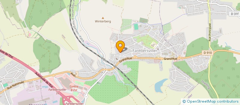 localisation de l'entreprise COMMUNAUTE ISLAMIQUE MOSELLE  FAREBERSVILLER