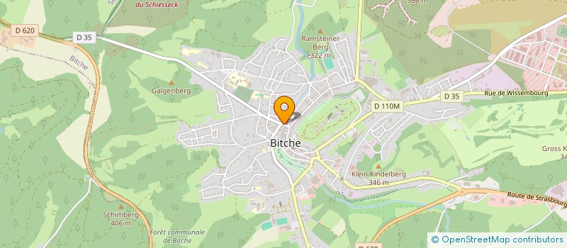 localisation de l'entreprise COMMUNAUTE ISRAELITE à BITCHE