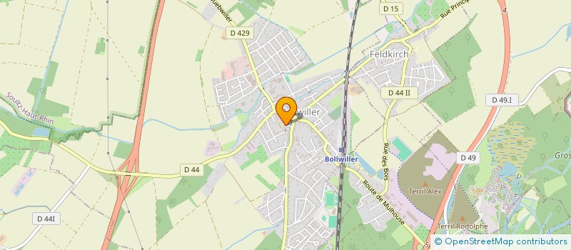 localisation de l'entreprise COMMUNAUTE ISRAELITE  BOLLWILLER