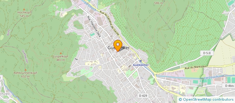 localisation de l'entreprise COMMUNAUTE ISRAELITE à GUEBWILLER