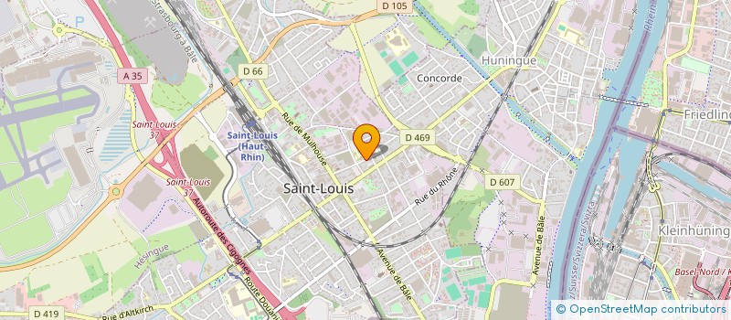 localisation de l'entreprise COMMUNAUTE ISRAELITE  SAINT-LOUIS
