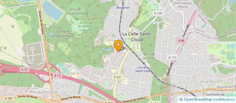 localisation de l'entreprise COMMUNAUTE ISRAELITE DE L OUEST à LA CELLE-SAINT-CLOUD