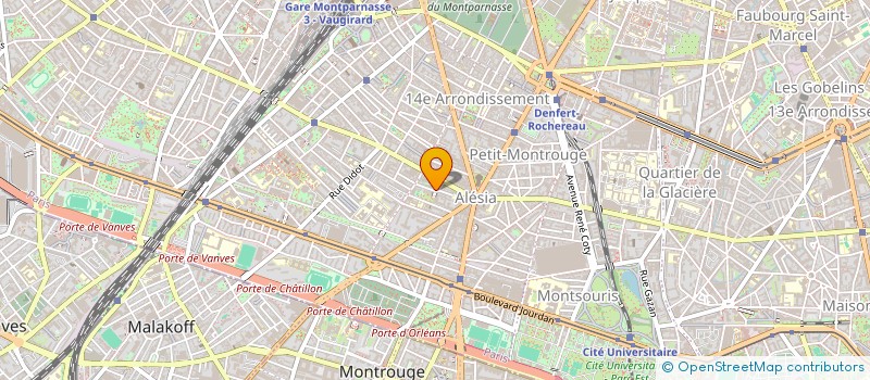 localisation de l'entreprise COMMUNAUTE ISRAELITE DU 14  PARIS