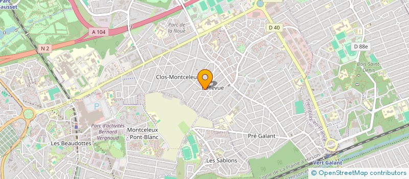 localisation de l'entreprise COMMUNAUTE ISRAELITE VILLEPINTE TREMBLAY à VILLEPINTE