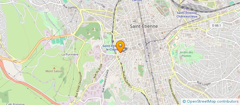 localisation de l'entreprise COMMUNAUTE JESUITE à SAINT-ETIENNE