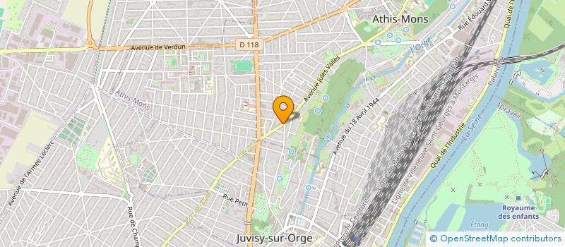 localisation de l'entreprise COMMUNAUTE JEUNESSE à ATHIS-MONS