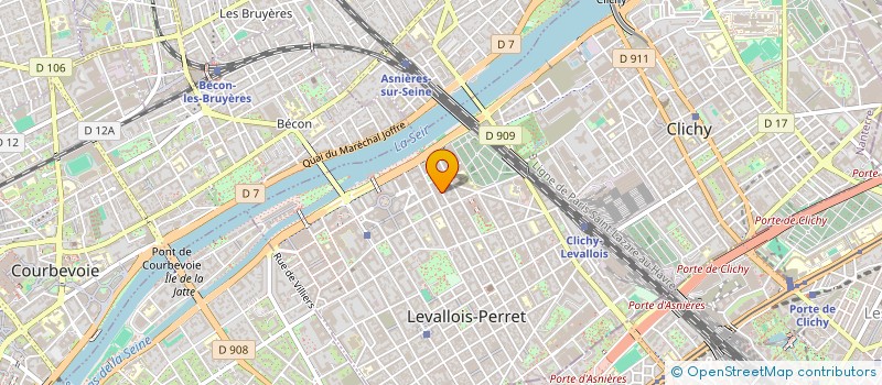 localisation de l'entreprise COMMUNAUTE JUIVE DE LEVALLOIS à LEVALLOIS-PERRET