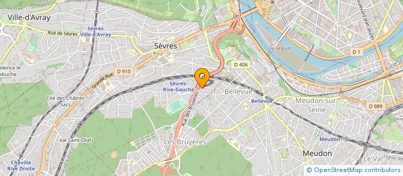 localisation de l'entreprise COMMUNAUTE JUIVE DE SEVRES à SEVRES