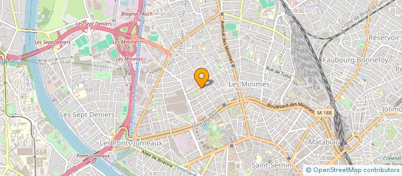 localisation de l'entreprise COMMUNAUTE KHMERE INTERNATIONALE à TOULOUSE