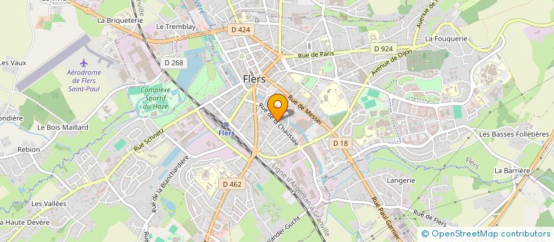 localisation de l'entreprise COMMUNAUTE L EAU VIVE à FLERS