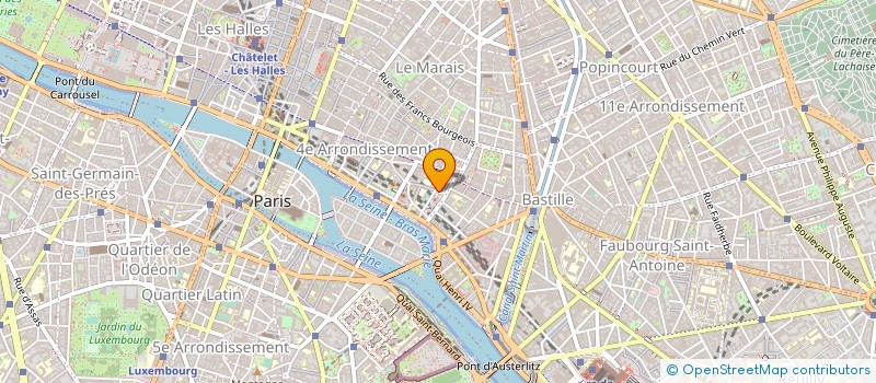 localisation de l'entreprise COMMUNAUTE LYCEENNE DU MARAIS à PARIS