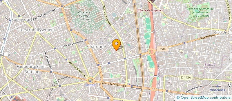 localisation de l'entreprise COMMUNAUTE MAISON PROVINCIALE  PARIS