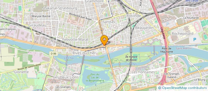localisation de l'entreprise COMMUNAUTE MISSIONNAIRE DE L'ALLIANCE ETERNELLE à TOURS