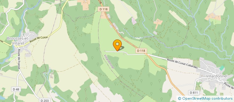 localisation de l'entreprise COMMUNAUTE MONASTIQUE DE LA RESURRECTION  VILLARDONNEL