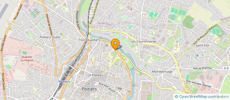 localisation de l'entreprise COMMUNAUTE MUSULMANE DE POITIERS à POITIERS