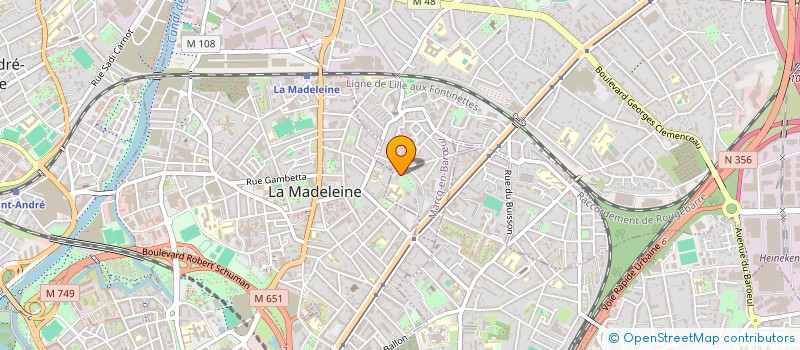 localisation de l'entreprise COMMUNAUTE NOTRE DAME à MARCQ-EN-BARŒUL