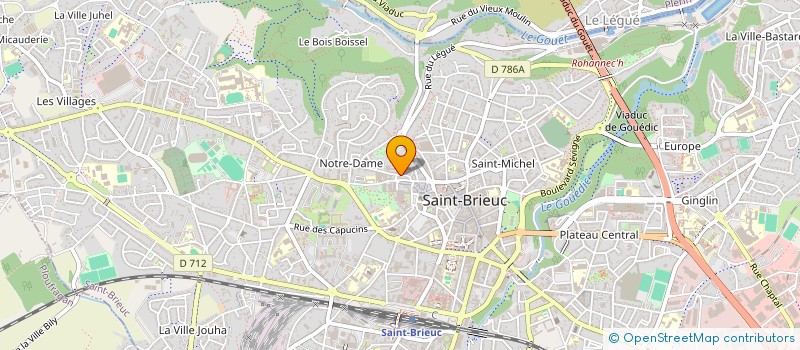 localisation de l'entreprise COMMUNAUTE NOTRE DAME DE CHARITE à SAINT-BRIEUC