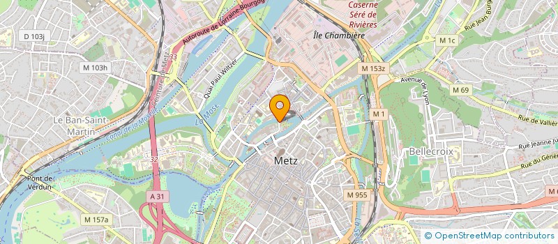 localisation de l'entreprise COMMUNAUTE NUMERIQUE INTERACTIVE EST  METZ