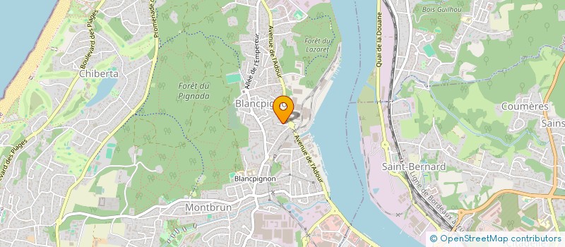 localisation de l'entreprise COMMUNAUTE OPEN LANDE NOUVELLE AQUITAINE  ANGLET