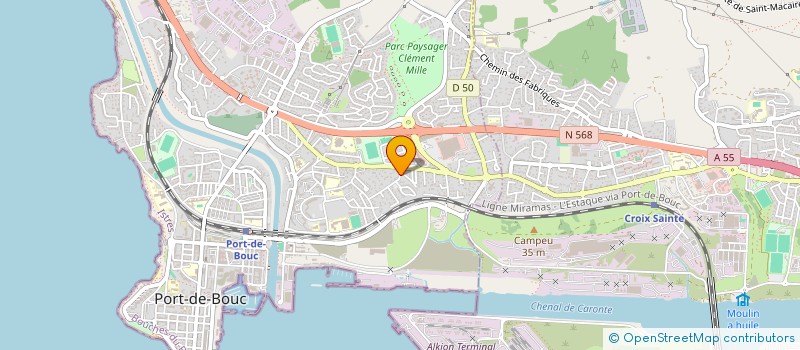 localisation de l'entreprise COMMUNAUTE ORTHODOXE FRANCO HELLENIQUE SAINT CATHERINE  PORT-DE-BOUC