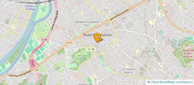localisation de l'entreprise COMMUNAUTE PASCUZZO DOMINGUEZ POMBO à RUEIL-MALMAISON