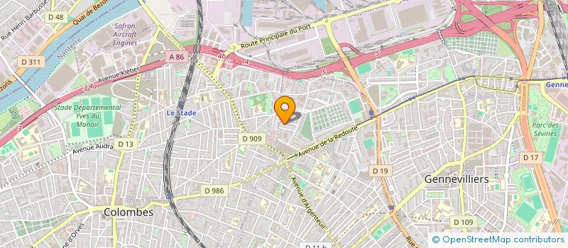 localisation de l'entreprise COMMUNAUTE PENIEL DE PARIS  ASNIERES-SUR-SEINE