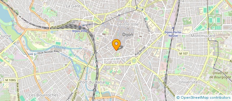 localisation de l'entreprise COMMUNAUTE PERE JESUITES à DIJON