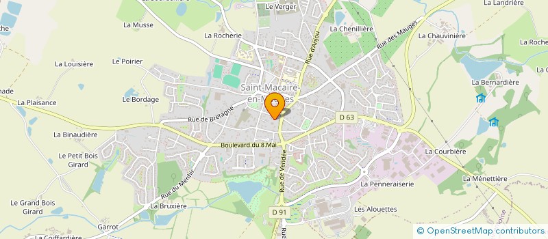 localisation de l'entreprise COMMUNAUTE PROFESSIONELLE TERRITORIALE DE SANTE SEVREMOINE à SEVREMOINE