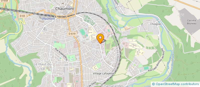 localisation de l'entreprise COMMUNAUTE PROFESSIONNELLE DE TERRITOIRE DE SANTE DU CENTRE HAUTE-MARNE à CHAUMONT