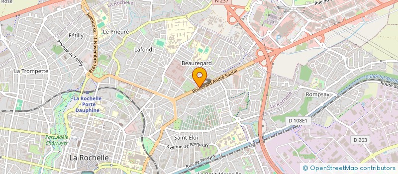 localisation de l'entreprise COMMUNAUTE PROFESSIONNELLE DE TERRITOIRE EN SANTE (CPTS) LA ROCHELLE  LA ROCHELLE