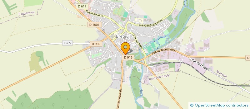 localisation de l'entreprise COMMUNAUTE PROFESSIONNELLE TERRITORIAL DE SANTE OISE PICARDE à BRETEUIL