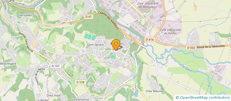 localisation de l'entreprise COMMUNAUTE PROFESSIONNELLE TERRITORIALE DE SANTE  VIENNE