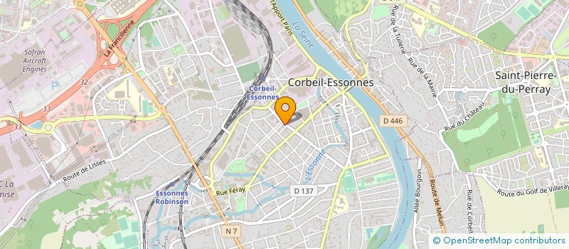 localisation de l'entreprise COMMUNAUTE PROFESSIONNELLE TERRITORIALE DE SANTE AMSAVI à CORBEIL-ESSONNES