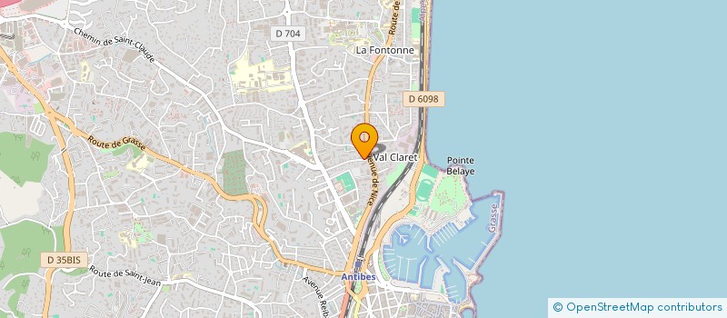localisation de l'entreprise COMMUNAUTE PROFESSIONNELLE TERRITORIALE DE SANTE ANTIPOLIS à ANTIBES