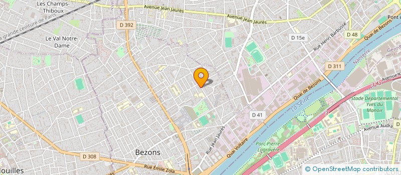 localisation de l'entreprise COMMUNAUTE PROFESSIONNELLE TERRITORIALE DE SANTE BEZONS  BEZONS