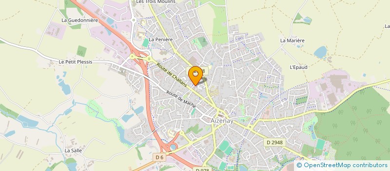 localisation de l'entreprise COMMUNAUTE PROFESSIONNELLE TERRITORIALE DE SANTE CENTRE VENDEE à LA ROCHE-SUR-YON