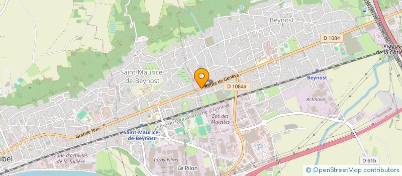 localisation de l'entreprise COMMUNAUTE PROFESSIONNELLE TERRITORIALE DE SANTE COTIERE à BEYNOST