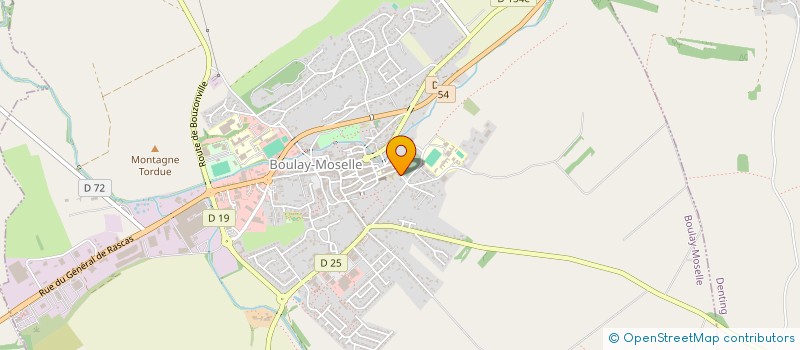 localisation de l'entreprise  COMMUNAUTE PROFESSIONNELLE TERRITORIALE DE SANTE CUR DE MOSELLE  BOULAY-MOSELLE