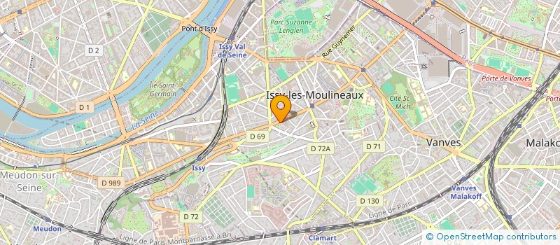 localisation de l'entreprise COMMUNAUTE PROFESSIONNELLE TERRITORIALE DE SANTE D ISSY LES MOULINEAUX  ISSY-LES-MOULINEAUX