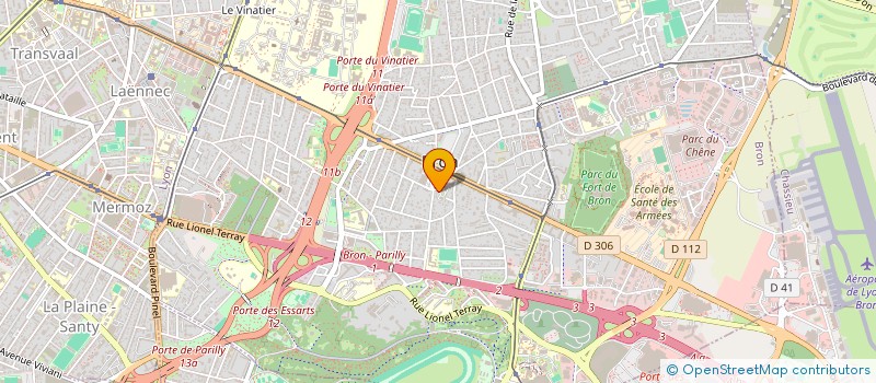 localisation de l'entreprise COMMUNAUTE PROFESSIONNELLE TERRITORIALE DE SANTE DE BRON  BRON