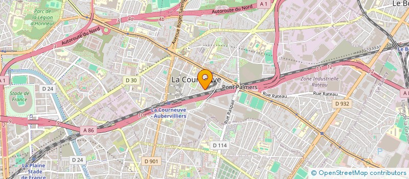 localisation de l'entreprise COMMUNAUTE PROFESSIONNELLE TERRITORIALE DE SANTE DE LA COURNEUVE à LA COURNEUVE