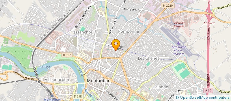 localisation de l'entreprise COMMUNAUTE PROFESSIONNELLE TERRITORIALE DE SANTE DE MONTAUBAN  MONTAUBAN