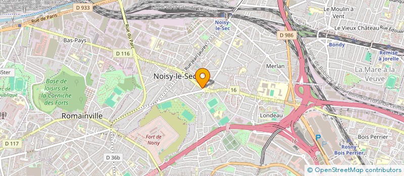 localisation de l'entreprise COMMUNAUTE PROFESSIONNELLE TERRITORIALE DE SANTE DE NOISY-LE-SEC (CPTS DE NOISY-LE-SEC) à NOISY-LE-SEC