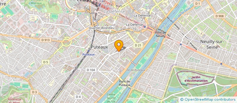 localisation de l'entreprise COMMUNAUTE PROFESSIONNELLE TERRITORIALE DE SANTE DE PUTEAUX  PUTEAUX