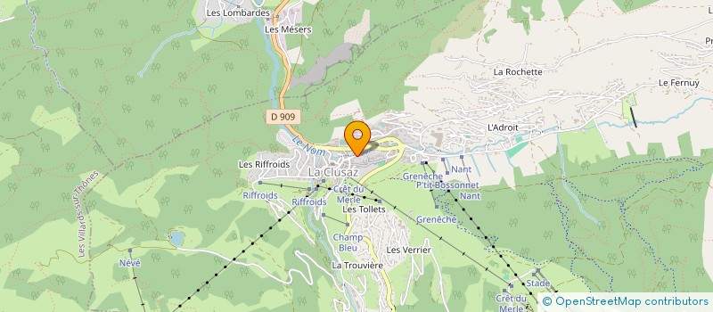 localisation de l'entreprise COMMUNAUTE PROFESSIONNELLE TERRITORIALE DE SANTE DES ARAVIS à LA CLUSAZ