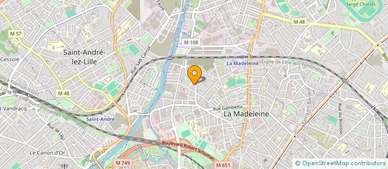 localisation de l'entreprise COMMUNAUTE PROFESSIONNELLE TERRITORIALE DE SANTE DEULE-MARQUE à LA MADELEINE